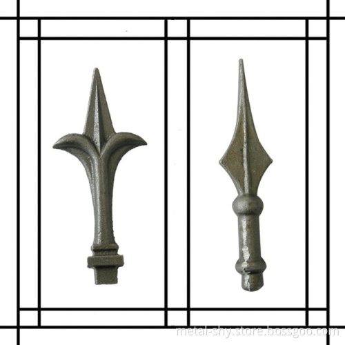 Ornamental wholesale factory cast steel fence finials